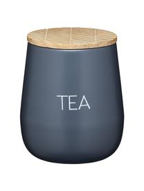 Barattolo con coperchio Serenity Tea, Coperchio: legno di mango, Antracite, legno, Ø 13 x Alt. 15 cm, 1,6 L