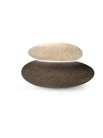 Mobiele outdoor lamp Shining Stone, Kunststof, Antraciet, 39 x 22 cm