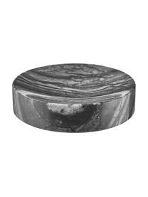 Mydelniczka z marmuru Teren, Marmur, Czarny, Ø 11 x W 3 cm