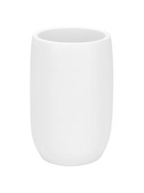 Vaso cepillo de dientes Angel, Cerámica, Blanco, Ø 7 x Al 11 cm