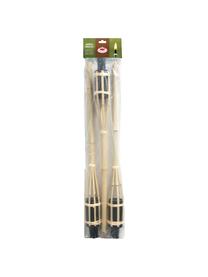 Torches Barny, 3 pièces, Beige, Ø 6 x haut. 63 cm