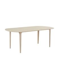 Table ovale bois de chêne massif Archie, 200 x 100 cm, Chêne massif, laqué
100 % bois FSC issu d'une sylviculture durable, Bois de chêne sonoma, larg. 200 x prof. 100 cm