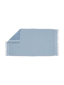 Fouta Soft Cotton, Reverso: afelpado, Azul, blanco, An 100 x L 180 cm