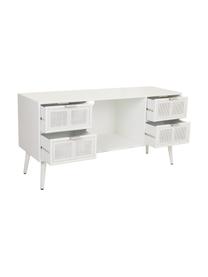 Meuble TV rustique Cayetana, Blanc