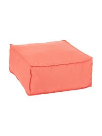 Pouf Square, Bezug: 100% Polyester, Korallfarben, 60 x 28 cm