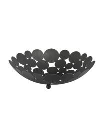 Bol de rangement noir Drops, Métal, enduit, Noir, Ø 29 x haut. 9 cm