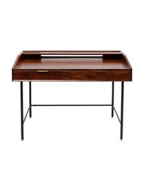 Dřevěný psací stůl zásuvkami Ravello, Hnědá, Š 118 cm, H 70 cm