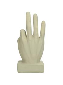 Dekorácia Hand, Polymérová živica, Béžová, Š 8 x V 18 cm