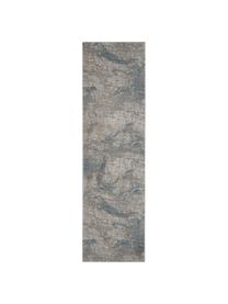 Tapis de couloir design Rustic, Gris, bleu, beige