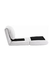 Fauteuil convertible en cuir synthétique blanc Moss, Blanc