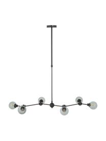 Lampa wisząca Aurelia, Szary, transparentny, czarny, S 110 x W 60 cm
