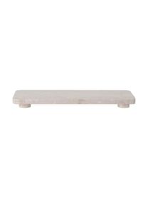 Plat de service en marbre Maya, 15x38 cm, Beige