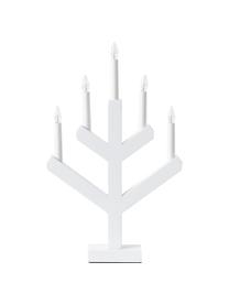 Lampada per finestra in legno con candele LED Vinga, Bianco, Larg. 32 x Alt. 50 cm