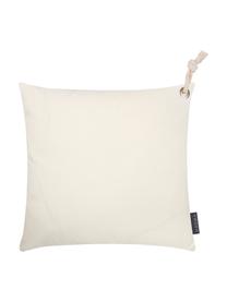 Housse de coussin d'extérieur Capri, 100 % polypropylène, Beige, larg. 40 x long. 40 cm