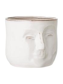 Plantenpot Huma van keramiek, Keramiek, Wit, beige, B 18 cm x H 16 cm