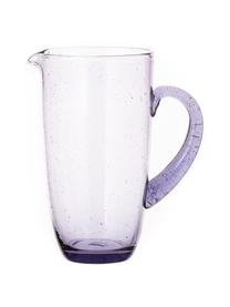 Jarra con burbujas de aire Victor, 1,1 L, Vidrio, Lavanda claro, Al 21 cm