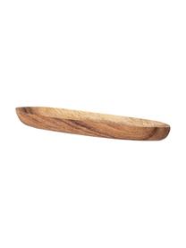 Plat de service bois d'acacia Evely, 5 x 20 cm, Brun