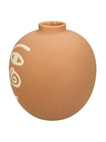 Vaso in gres Blink, Terracotta, Arancione, bianco, Ø 16 x Alt. 16 cm