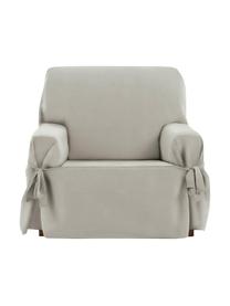 Housse de fauteuil Levante, 65 % coton, 35 % polyester, Gris-vert, larg. 110 x prof. 110 cm