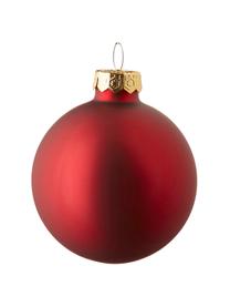 Set de bolas de Navidad Globe, Ø 6 cm, 49 uds., Vidrio, Rojo, Ø 6 cm