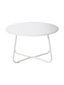 Garten-Couchtisch Sunderland, Stahl, galvanisch verzinkt, pulverbeschichtet, Weiss, Ø 65 x H 40 cm