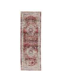 Běhoun s vintage vzorem Vintage Kashan, Béžová, červená, modrá, Š 60 cm, D 185 cm