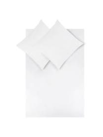 Housse de couette en satin de coton Comfort, Blanc, larg. 240 x long. 220 cm