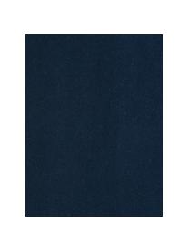 Lenzuolo con angoli in flanella blu navy Biba, Tessuto: flanella La flanella è un, Blu scuro, Larg. 180 x Lung. 200 cm