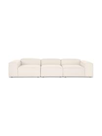 Modulares 4-Sitzer Sofa Dylan in Beige, Bezug: 100% Polyester Der strapa, Gestell: Massives Kiefernholz, Spe, Füße: Kunststoff Die Füße befin, Beige, B 335 cm x T 113 cm