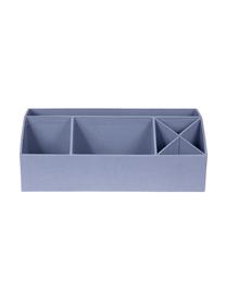 Bureau organizer Elisa, Massief, gelamineerd karton, Duifblauw, B 33 x H 13 cm