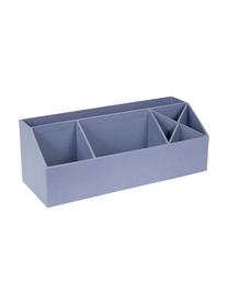 Organizer da ufficio Elisa, Solido, cartone laminato, Grigio-blu, Larg. 33 x Alt. 13 cm