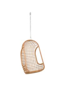 Poltrona sospesa in rattan Schwing, Rattan, Larg. 72 x Alt. 110 cm