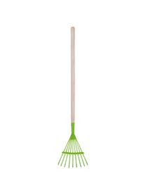 Rastrello per bambini Little Gardener, Legno, metallo, rivestito, Verde, beige, Larg. 19 x Alt. 83 cm