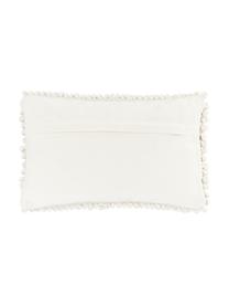 Housse de coussin rectangulaire blanc crème Iona, Beige, larg. 30 x long. 50 cm