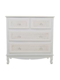 Cómoda de madera de pino Ona, Madera de pino, Madera de pino pintada blanco, An 81 x Al 81 cm