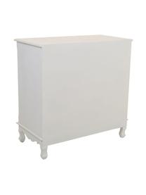 Cómoda de madera de pino Ona, Madera de pino, Madera de pino pintada blanco, An 81 x Al 81 cm