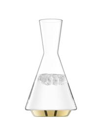 Caraffa in vetro soffiato Space, Vetro, Trasparente, dorato, 1.6 L