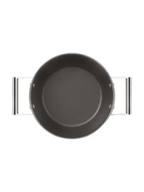 Schmortopf 50's Style mit Deckel und Antihaftbeschichtung, Korpus: Aluminium, kaltgeschmiede, Griffe: Edelstahl, poliert, Deckel: Glas und Edelstahlumrandu, Off White, Ø 26 x H 21 cm