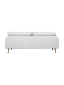 Sofa Saint (3-Sitzer) in Hellgrau mit Eichenholz-Füßen, Bezug: Polyester Der hochwertige, Gestell: Massives Kiefernholz, Spa, Webstoff Hellgrau, B 210 x T 93 cm