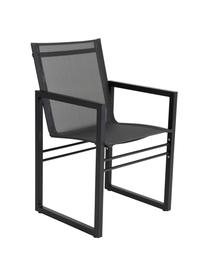 Záhradná stolička Vevi, Čierna, Š 57 x H 54 cm