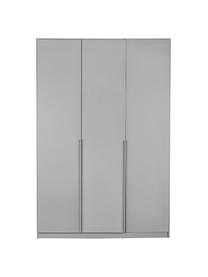 Drehtürenschrank Mia, 3-türig, Holzwerkstoff aus heimischen Hölzern aus nachhaltiger Forstwirtschaft, beschichtet, Grau, B 136 x H 210 cm