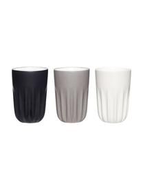 Ensemble de mugs Erlang, 3 élém., Blanc, noir, gris