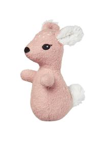 Hochet en coton bio Fawn, Blanc, rose, noir