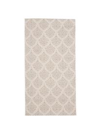 Gemusterter In- & Outdoor-Teppich Stan in Beige/Weiß, 100% Polypropylen, Hellbraun, Hellbeige, B 80 x L 150 cm (Größe XS)