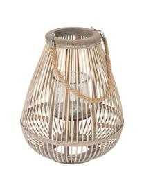 Lampáš z bambusu Pear, Svetlohnedá, Ø 38 x V 41 cm