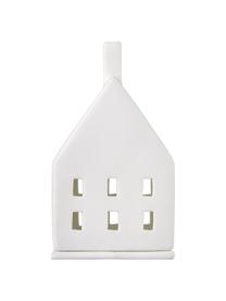 Porzellan-Lichthaus Living, H 10 cm, Porzellan, Weiß, B 7 x H 10 cm