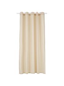 Cortina de baño Coloris, 67% poliéster, 33% algodón
Repelente al agua, no impermeable, Beige, An 180 x L 200 cm