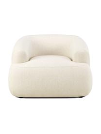 Sillón Sofia, Tapizado: 100% polipropileno Alta r, Tapizado: relleno de espuma, Estructura: madera de pino macizo, ag, Patas: plástico, Tejido blanco crema, An 96 x F 82 cm