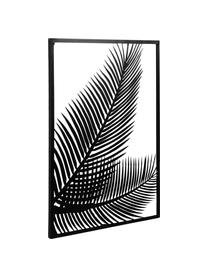 Nástenná dekorácia z kovu Dimpia, Potiahnutá oceľ, Čierna, Š 74 x V 100 cm