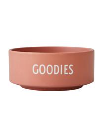 Bol design GOODIES, Rouge terracotta, blanc